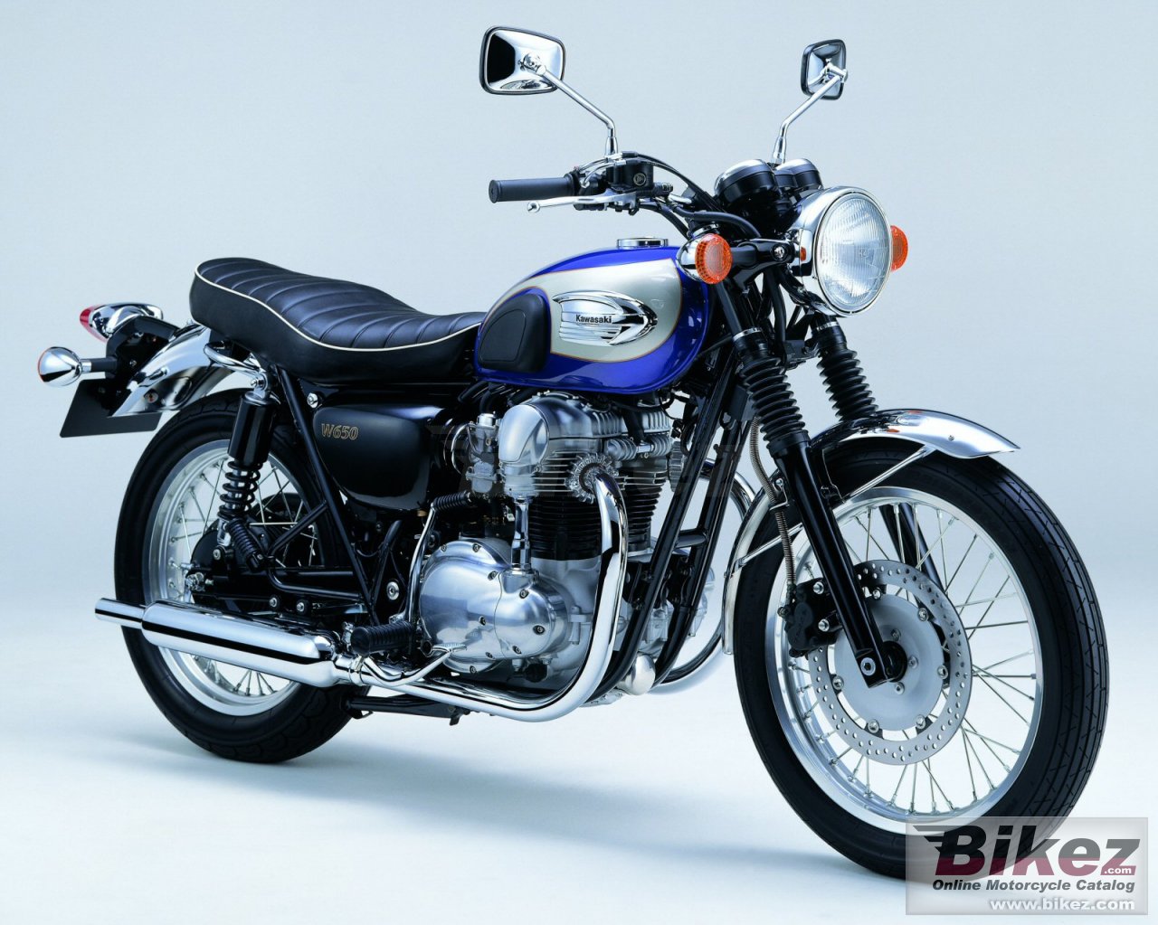 Big Kawasaki w 650 picture and wallpaper from Bikez.com